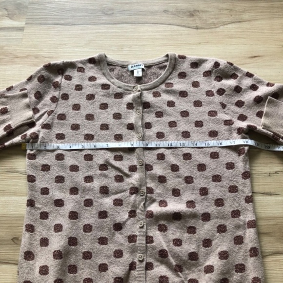 Metallic Holiday Festive Old Navy Button Up Cardigan - Picture 8 of 8